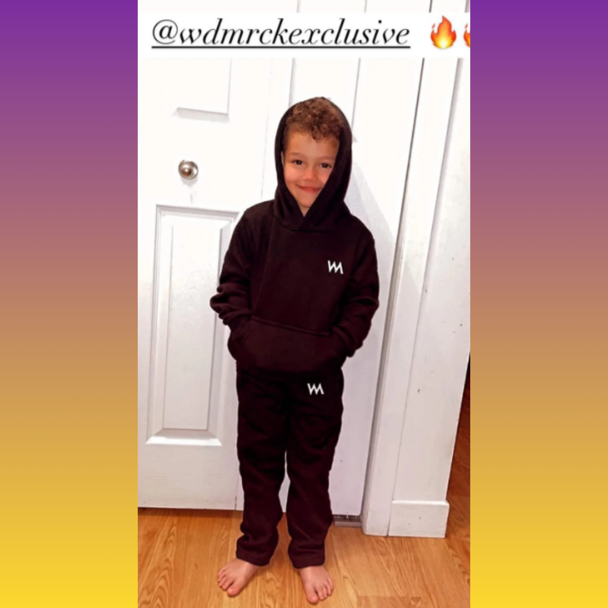 LEGACY COLLECTION -  WM LOGO KIDS SWEATSUIT